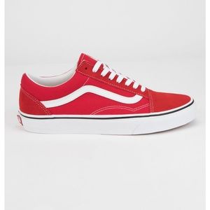 Old Skool Red vans
